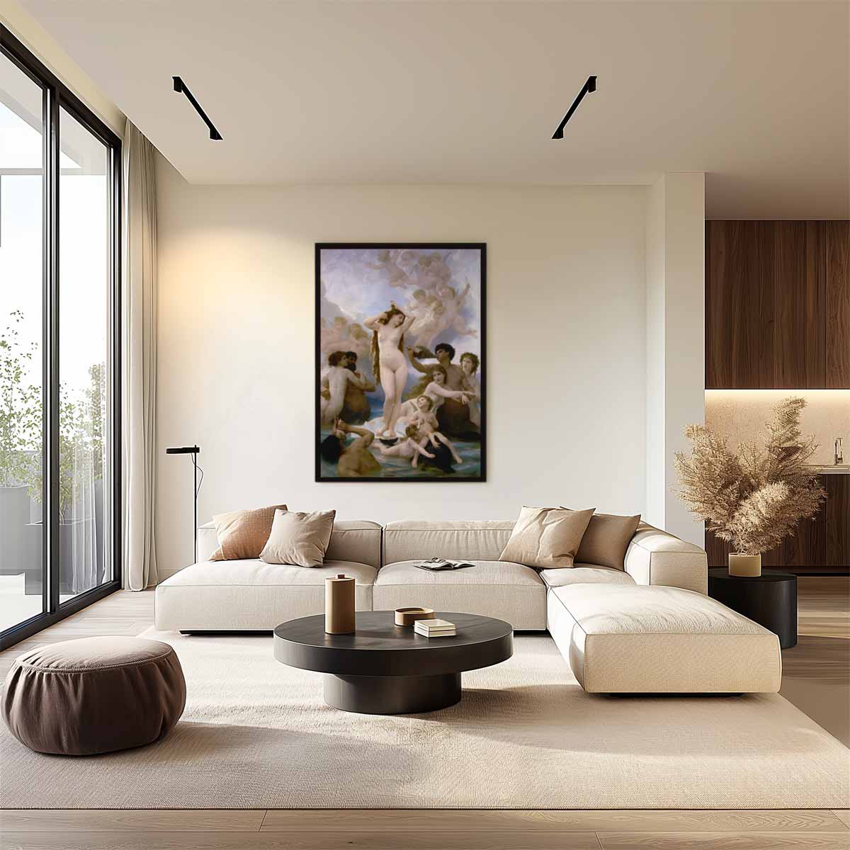 Geboorte van Venus Kunstwerk-canvas-dibond-plexiglas-wanddecoratie-WallArtistic