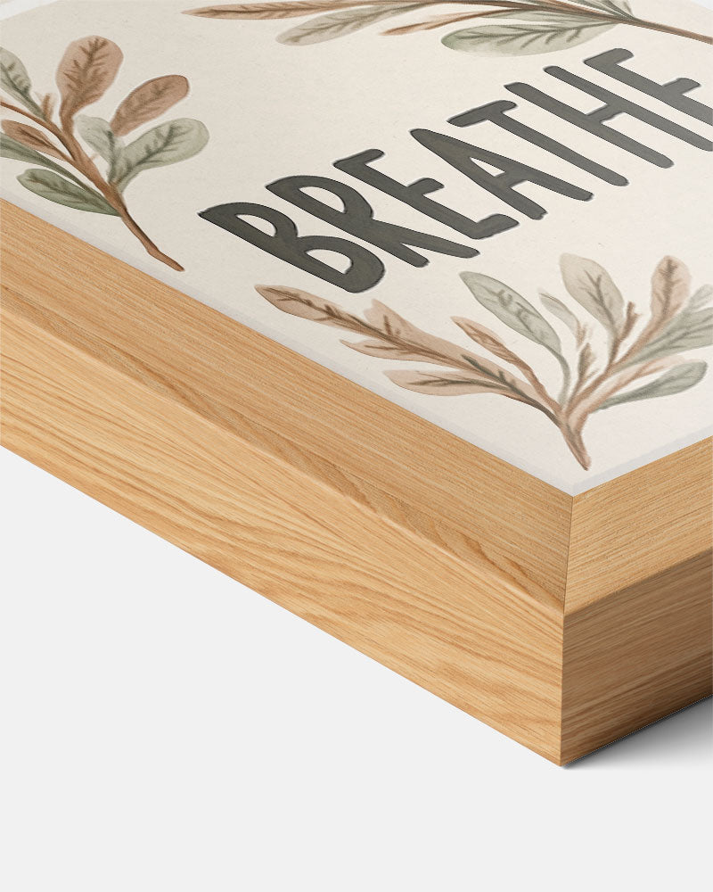Kalmerende Botanische Adem Poster