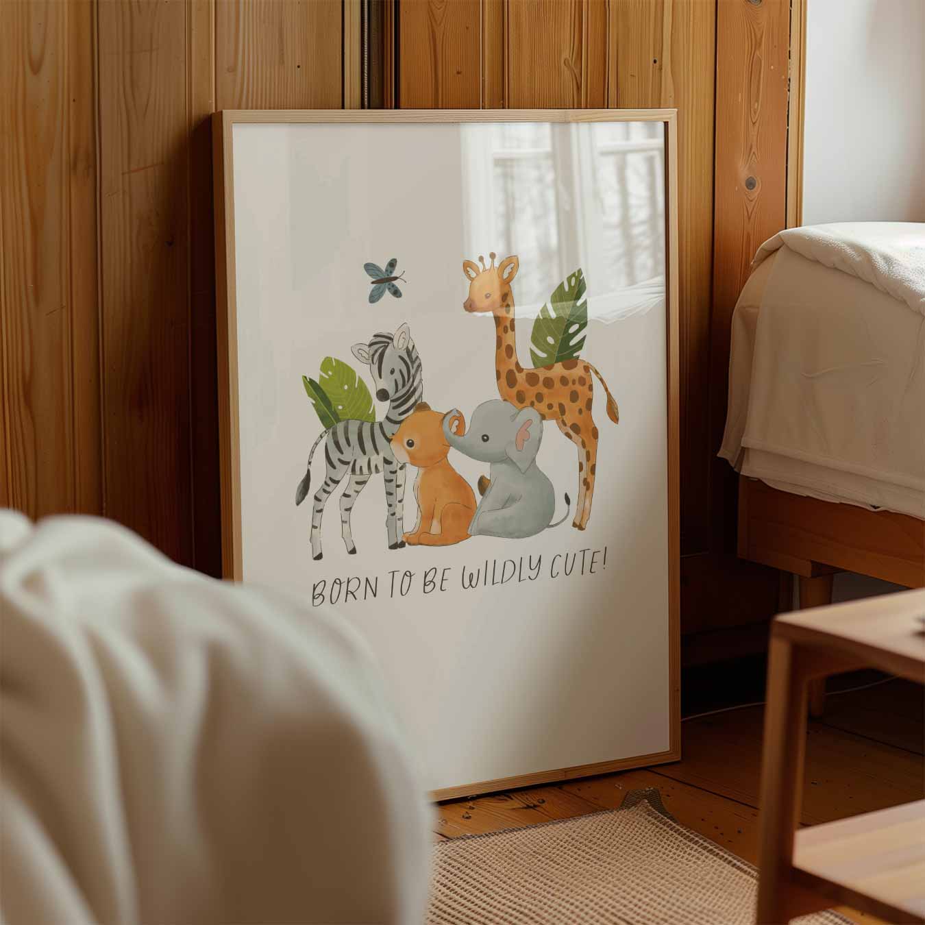Jungle Vrienden Kinderkamer Poster