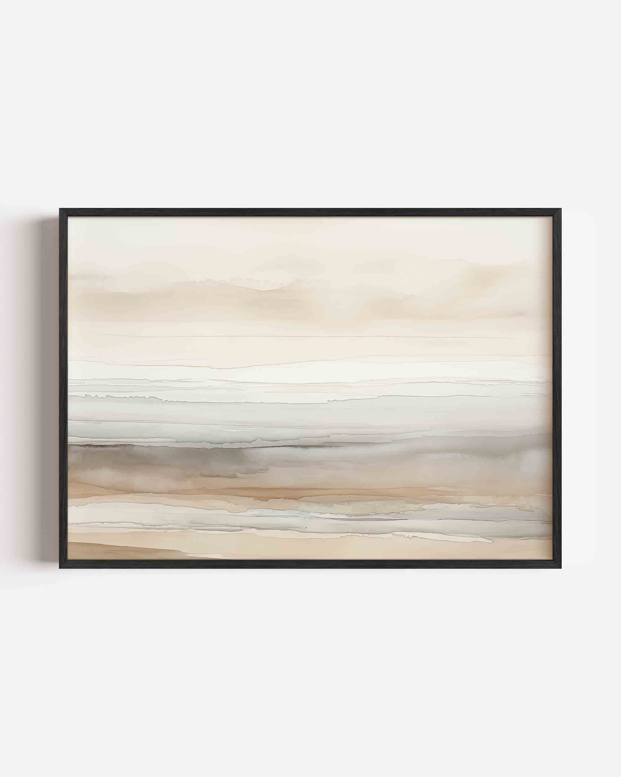 Landschap in zachte tinten Poster