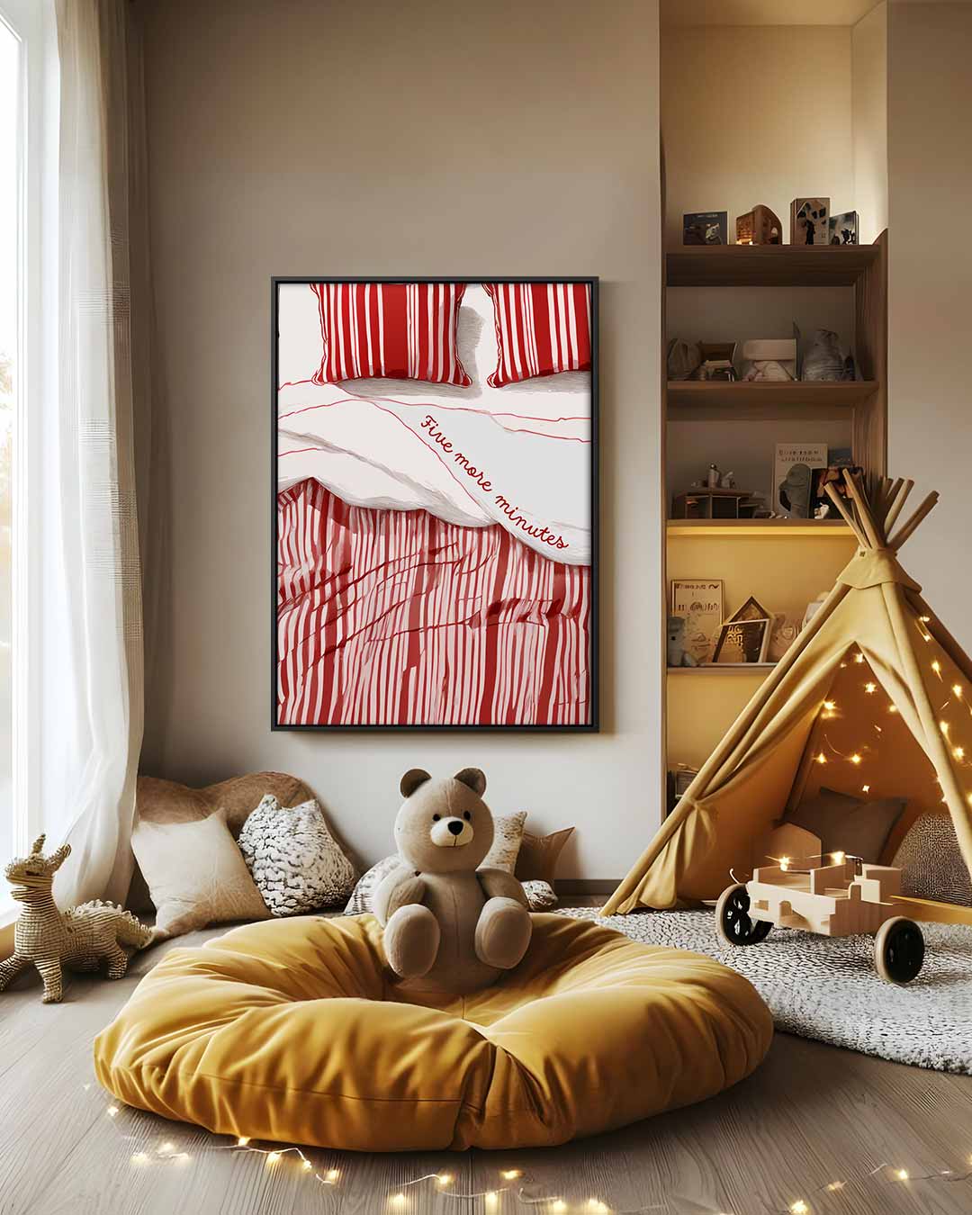 Five More Minutes Wandkunst Kunstwerk-canvas-dibond-plexiglas-wanddecoratie-WallArtistic