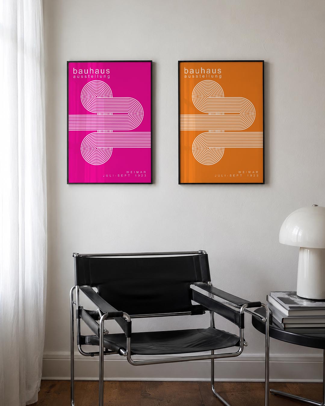 Lijnen en cirkelvormen Posterset