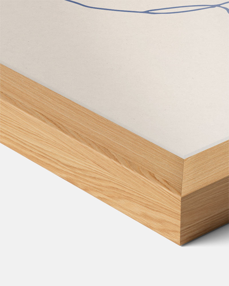 Bloemenschilderij in Vaasje Poster-WallArtistic