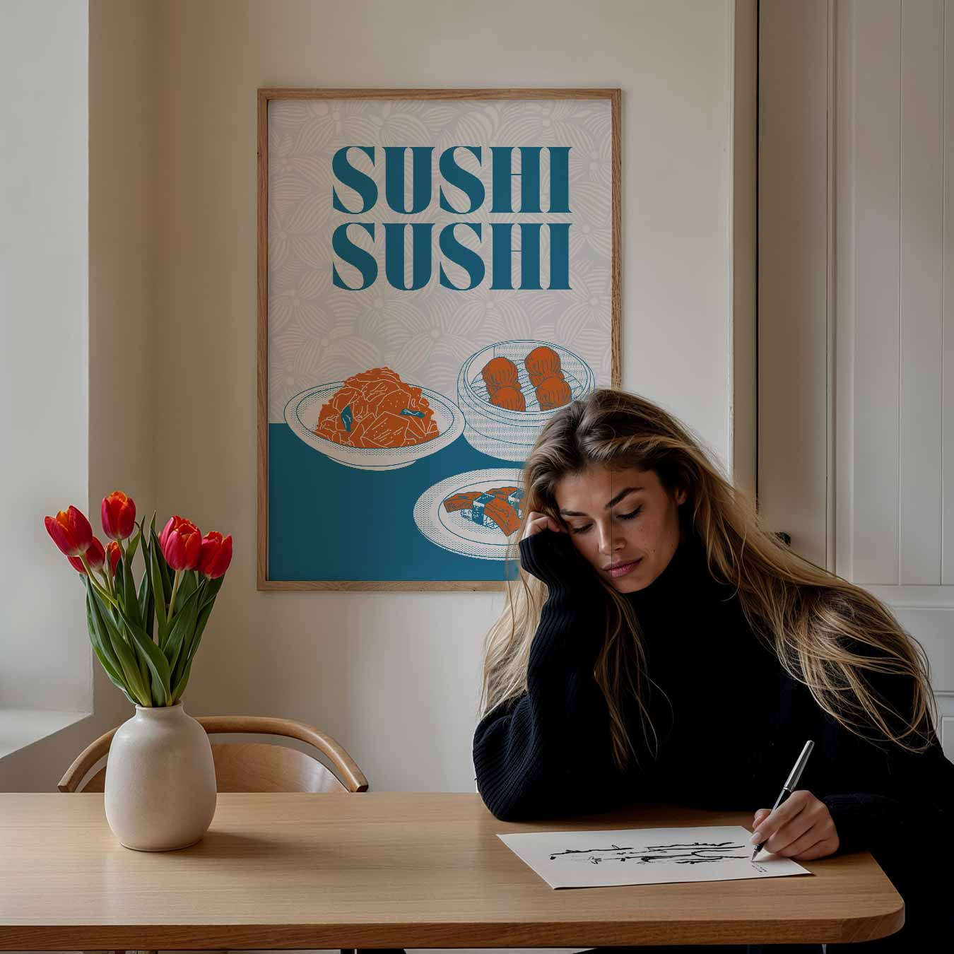 Sushi Liefde Poster-WallArtistic