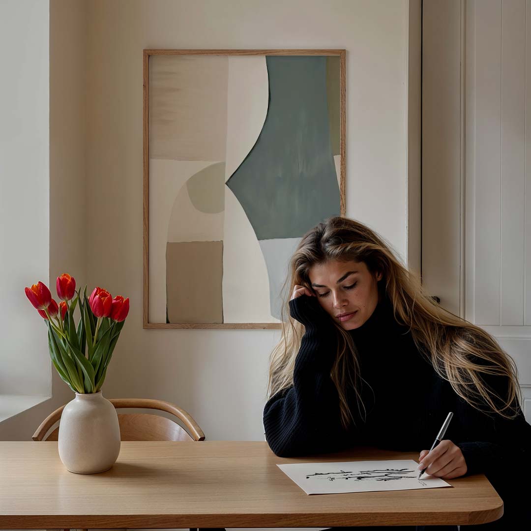 Modern Abstracte Kunstposter-WallArtistic