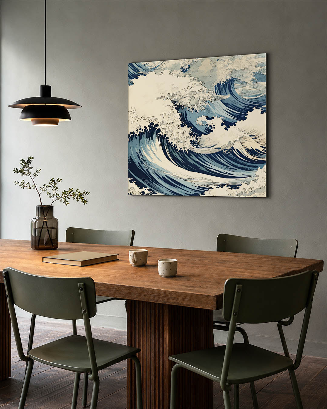 Dynamische golven Kunstwerk