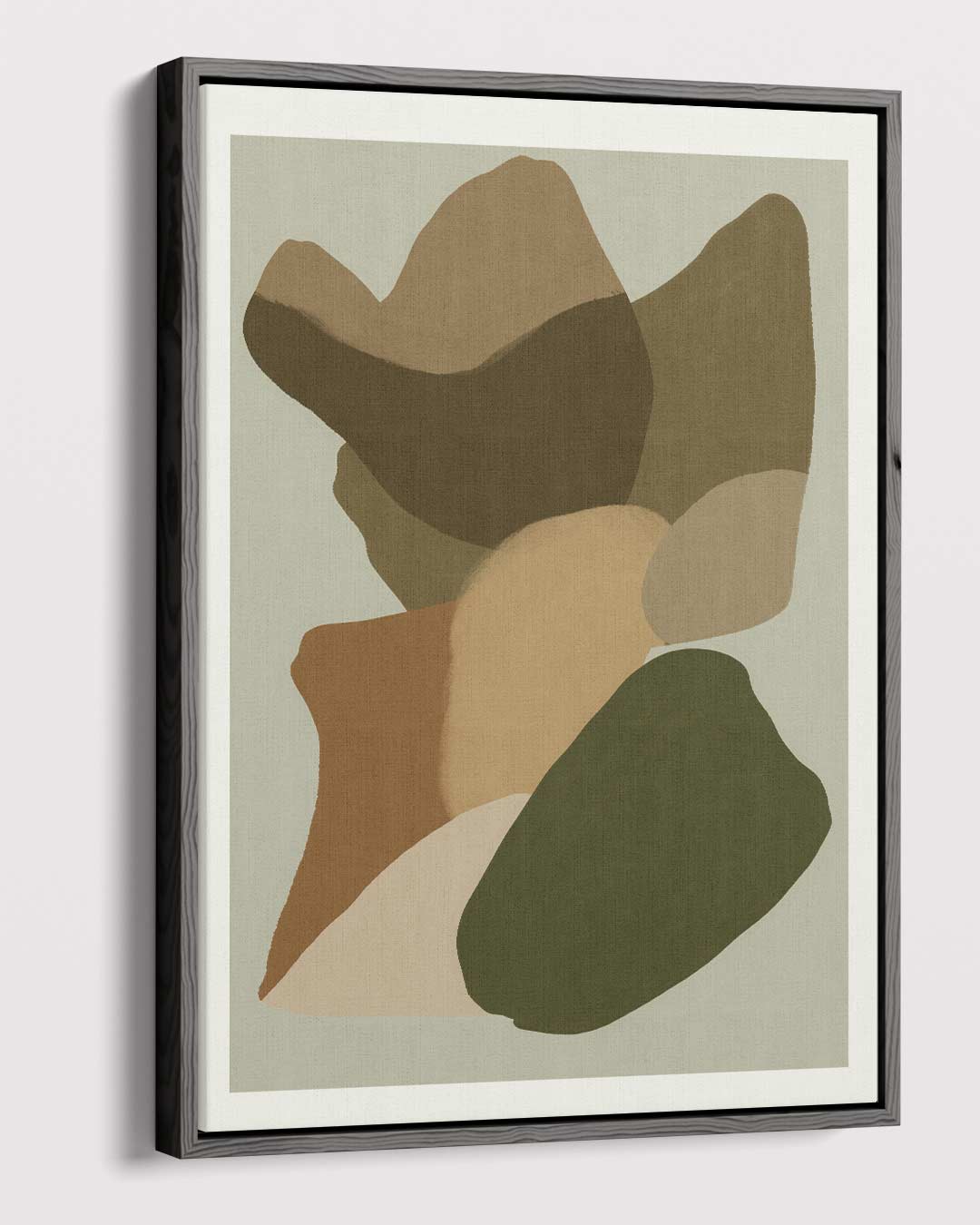 Abstracte Aardetinten Kunstwerk-canvas-dibond-plexiglas-wanddecoratie-WallArtistic