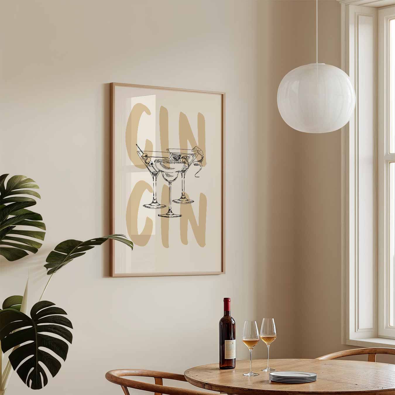 Gin Cocktails Poster-WallArtistic