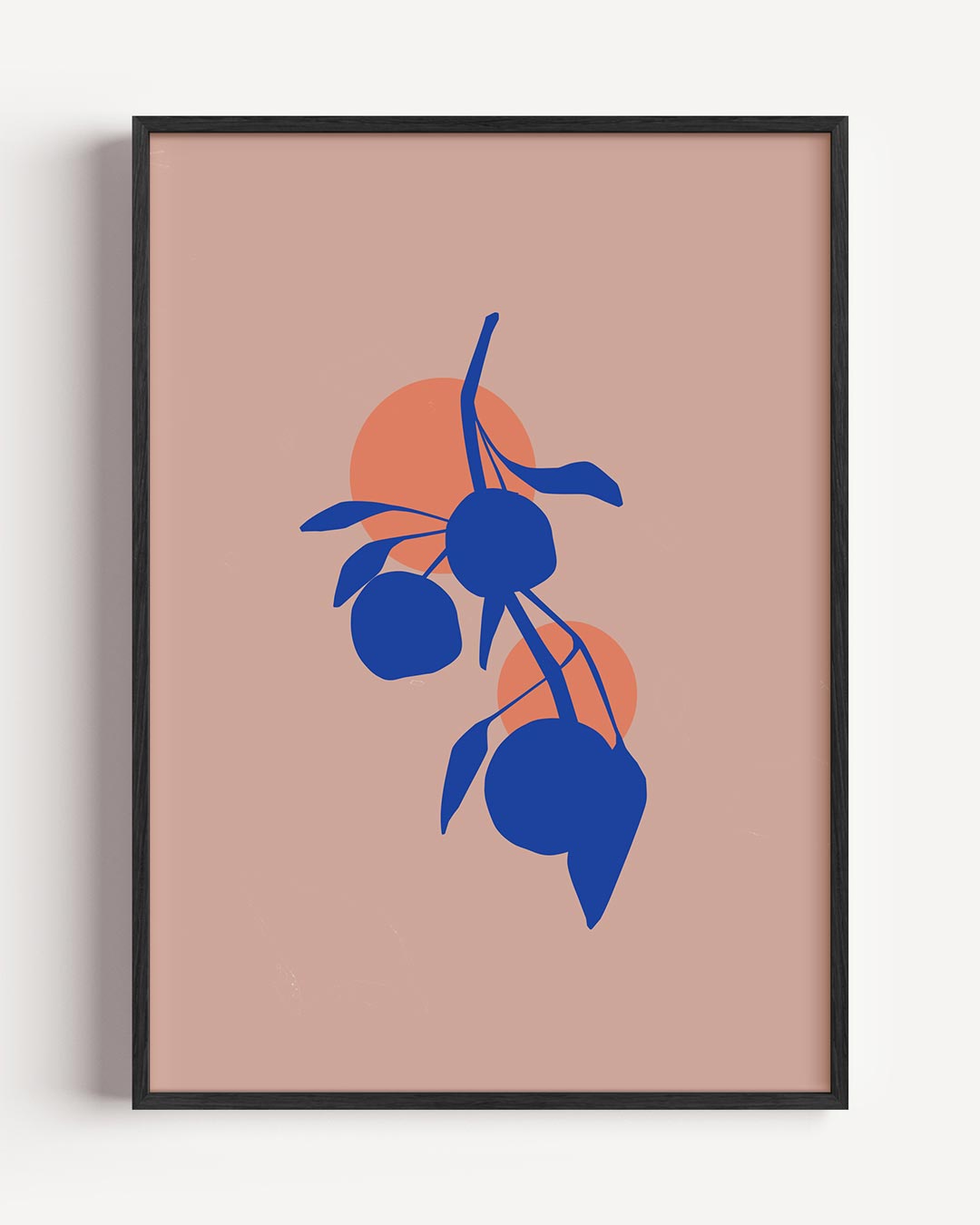 Moderne Fruit Silhouet Poster-WallArtistic