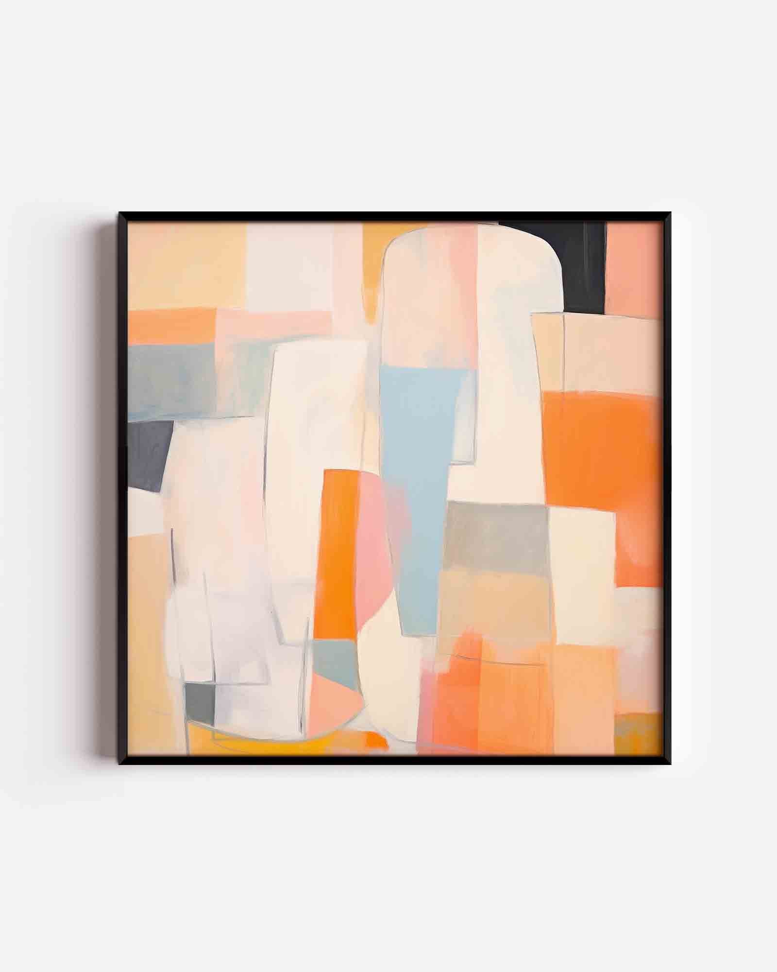 Abstracte vormen Poster