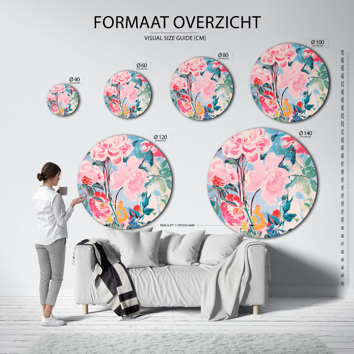 Bloemenpracht Muurcirkel