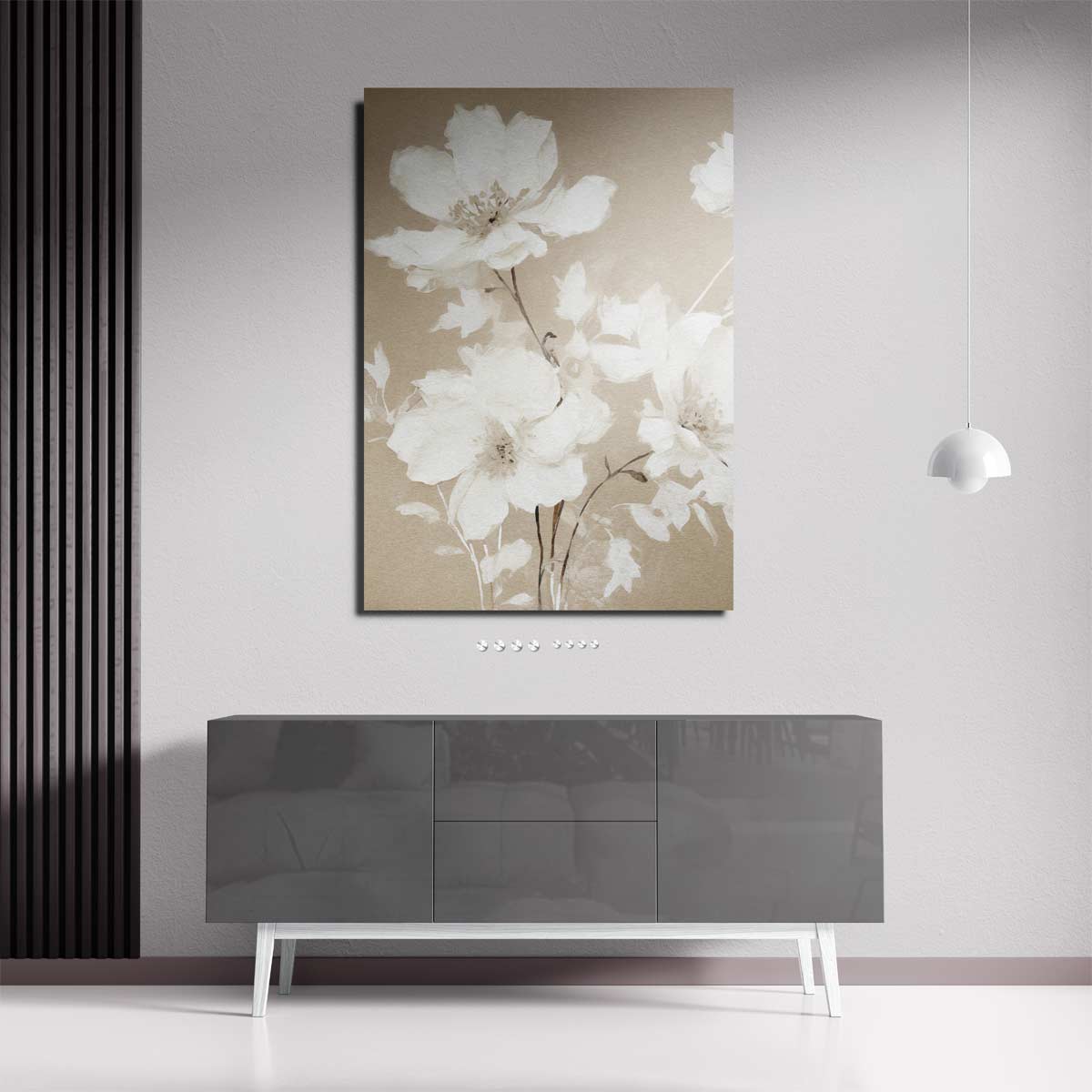 Sereen Bloemenveld Kunstwerk-canvas-dibond-plexiglas-wanddecoratie-WallArtistic
