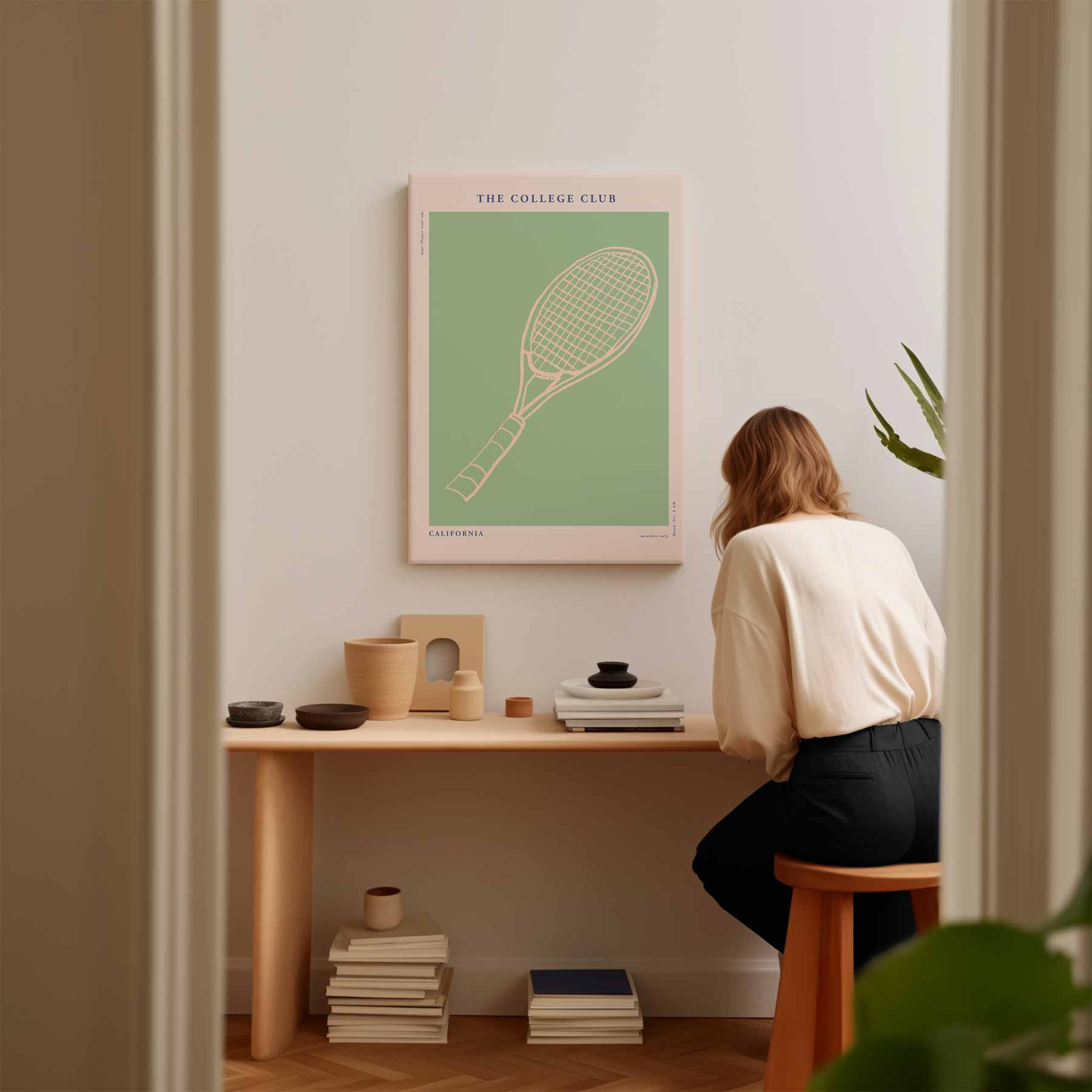 Tennis Club Poster