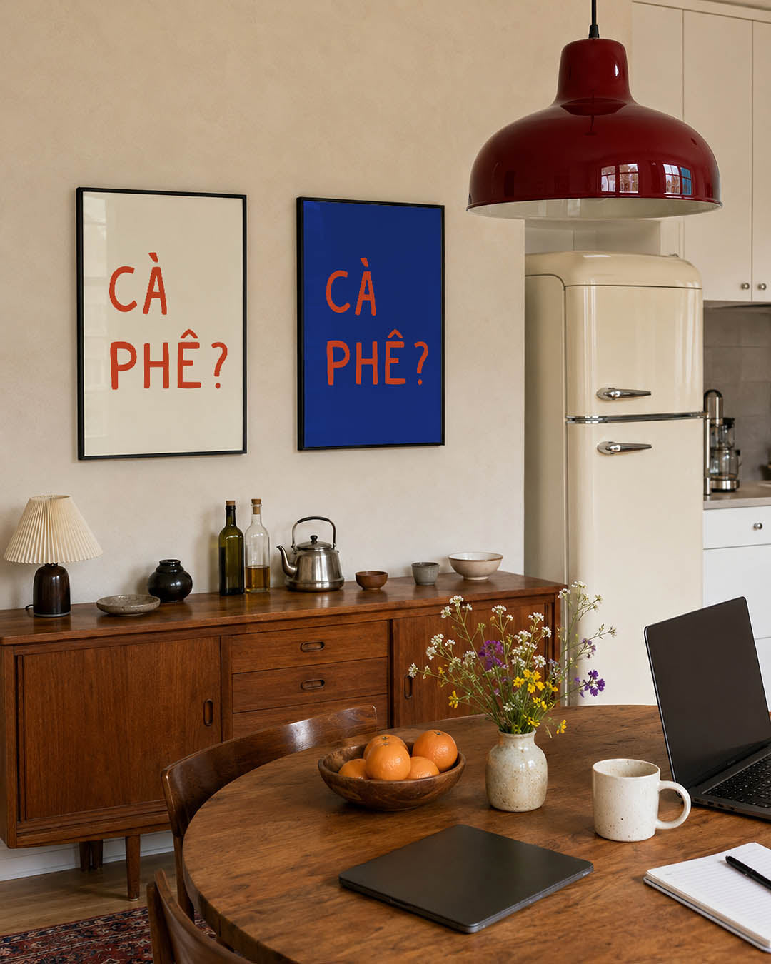 Typografische eenvoud Posterset