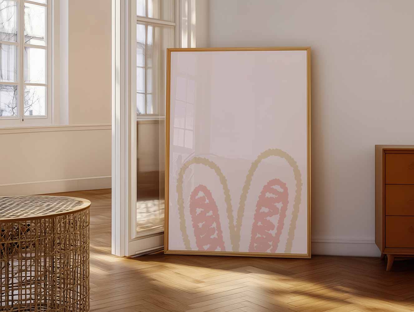 Romantische Bunny Oren Poster