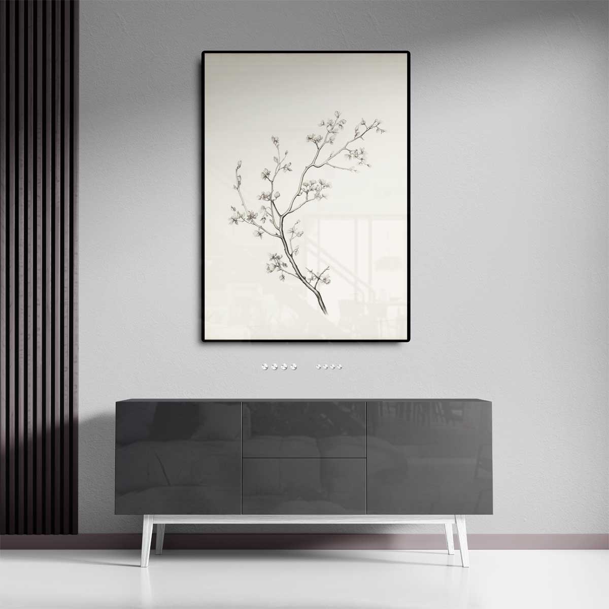 Zacht Lentevertakking Kunstwerk-canvas-dibond-plexiglas-wanddecoratie-WallArtistic