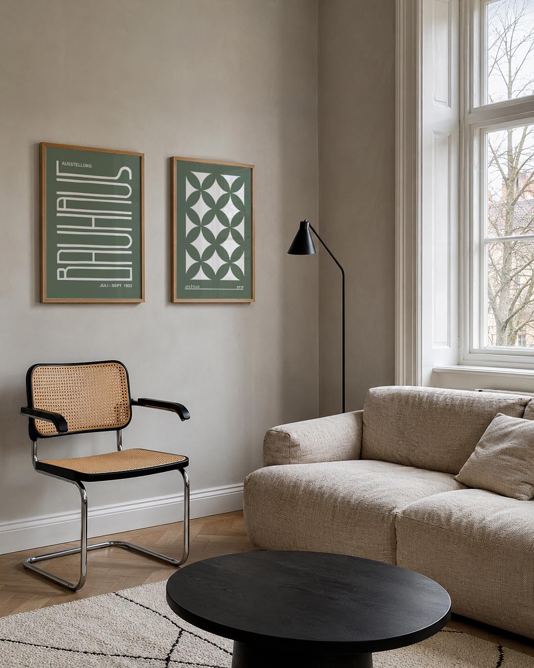 Lijnenspel en kleur Posterset