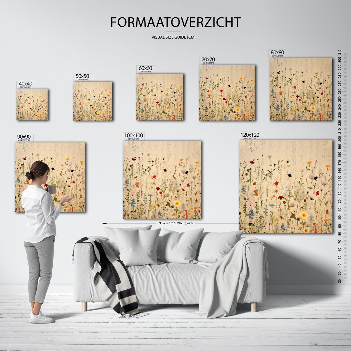 Wilde bloemen Poster
