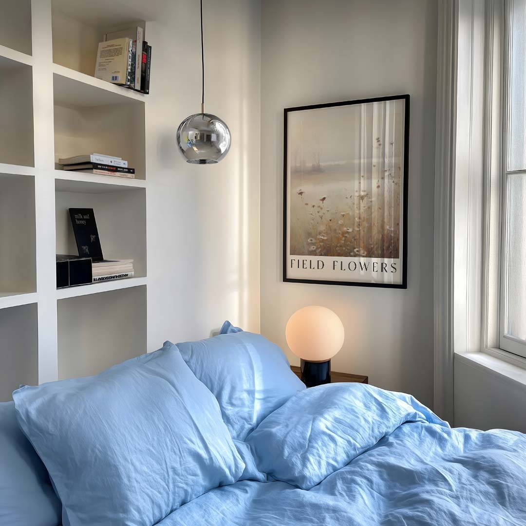 Dromerige Veldbloemen Poster-WallArtistic