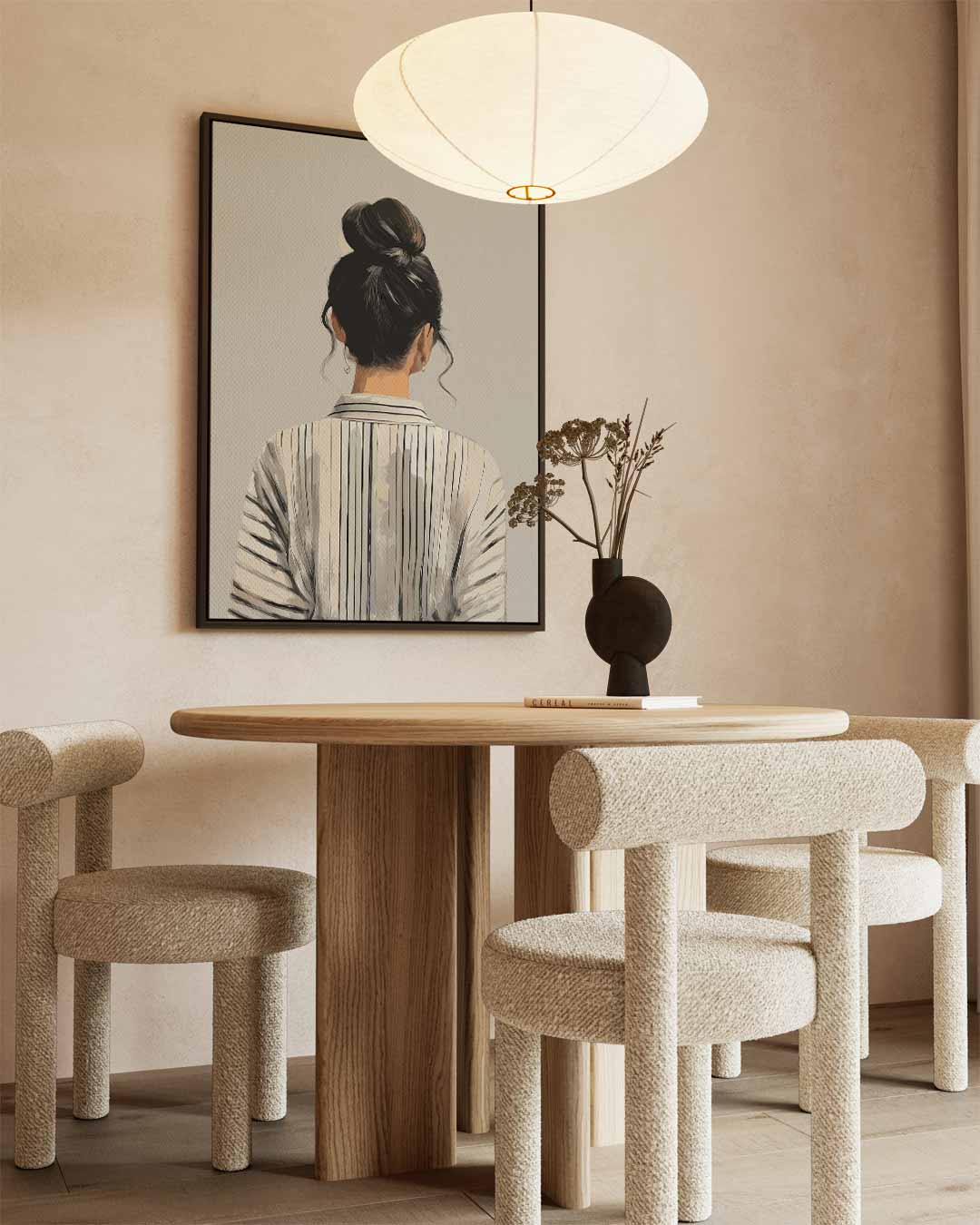 Rustige Contemplatie Kunstwerk-canvas-dibond-plexiglas-wanddecoratie-WallArtistic
