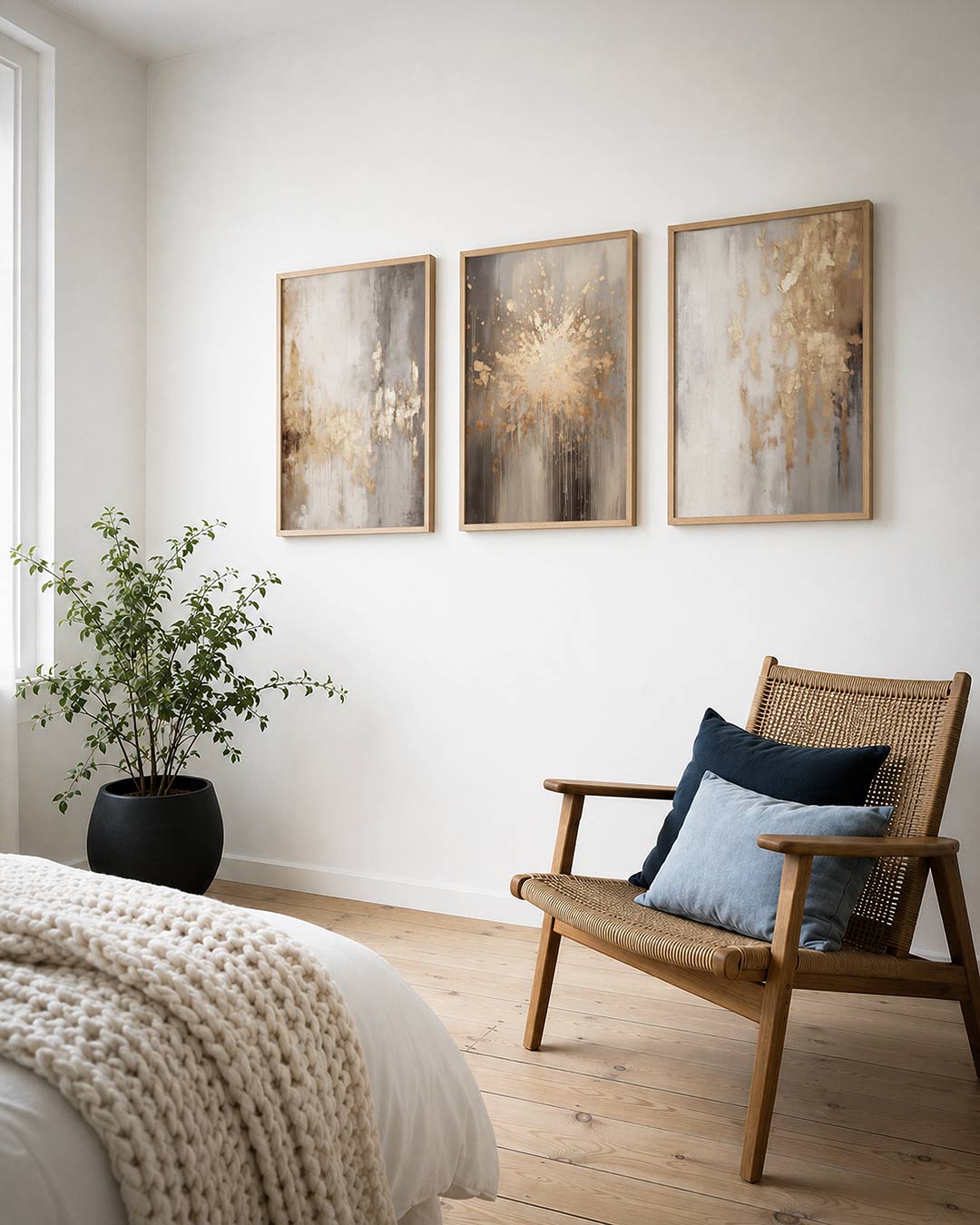 Gouden vervaging Posterset