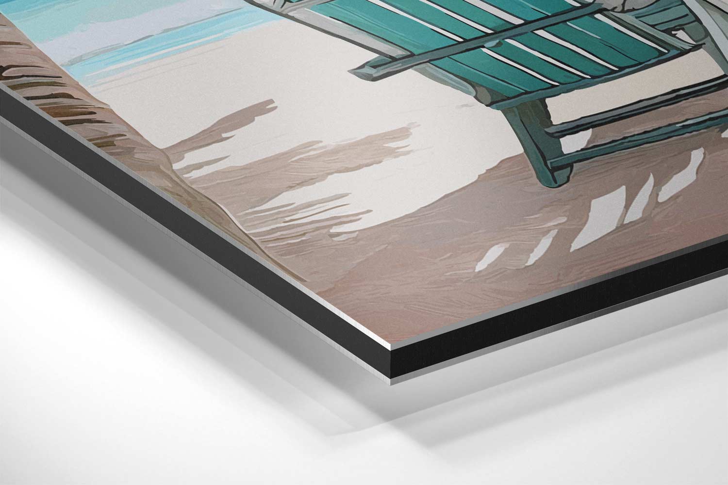 Stranddag Droom Kunstwerk-canvas-dibond-plexiglas-wanddecoratie-WallArtistic