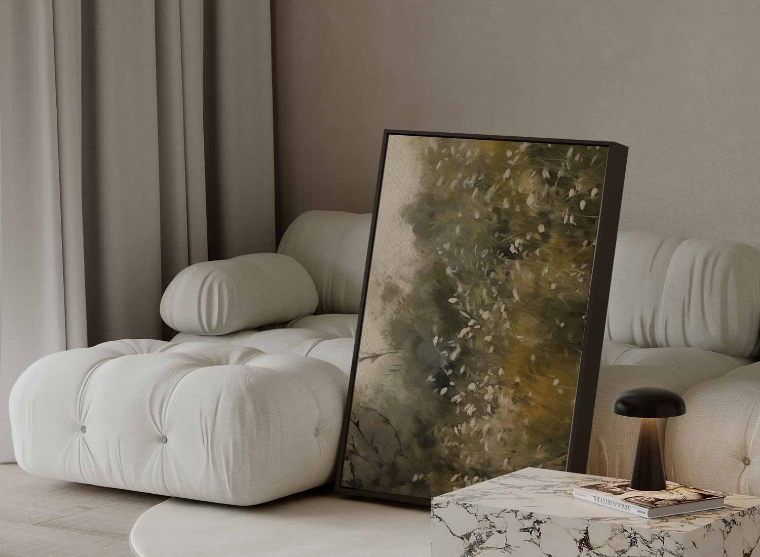 Dromerig Herfstlandschap Kunstwerk-canvas-dibond-plexiglas-wanddecoratie-WallArtistic