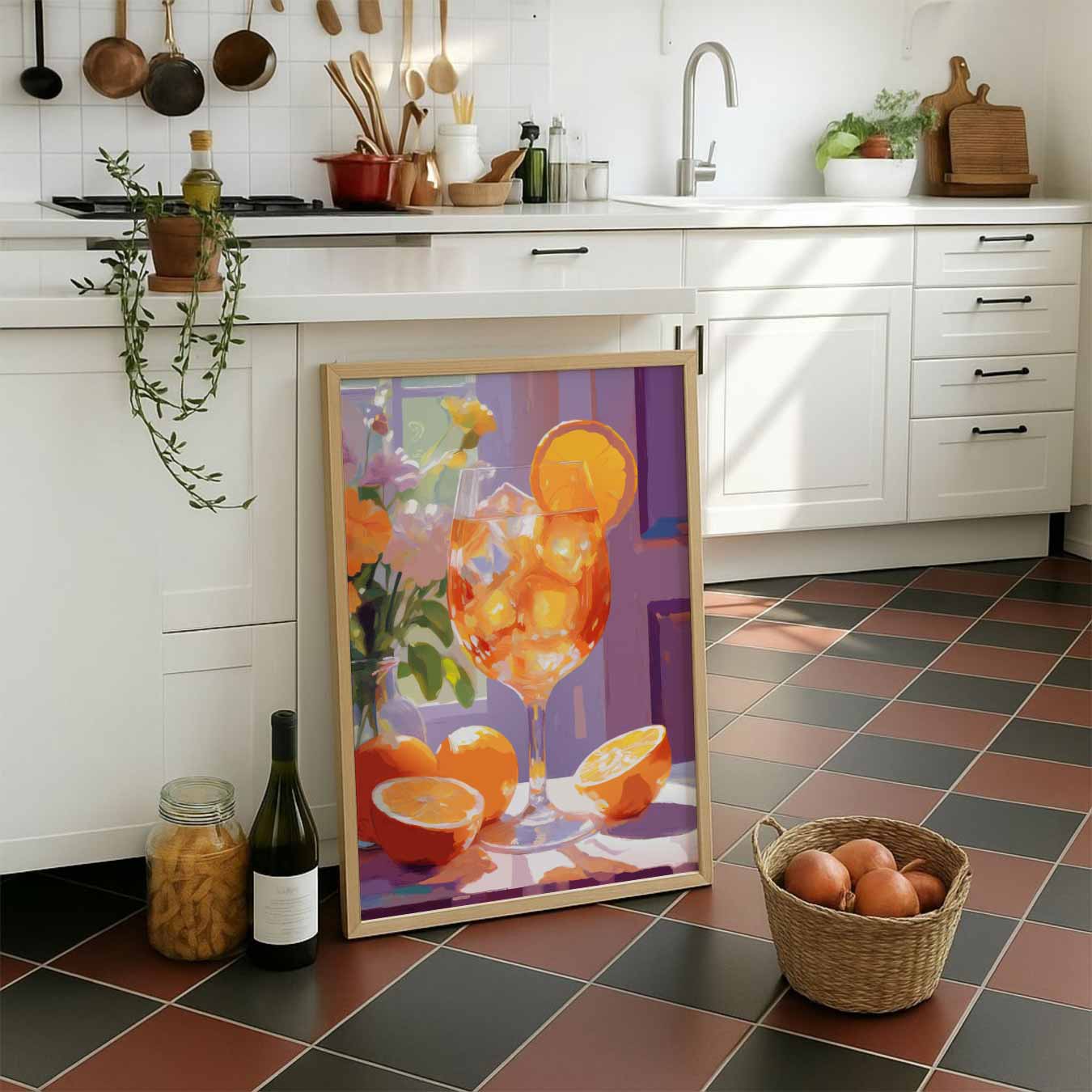 Zomerse Citrus Verfrissing Poster
