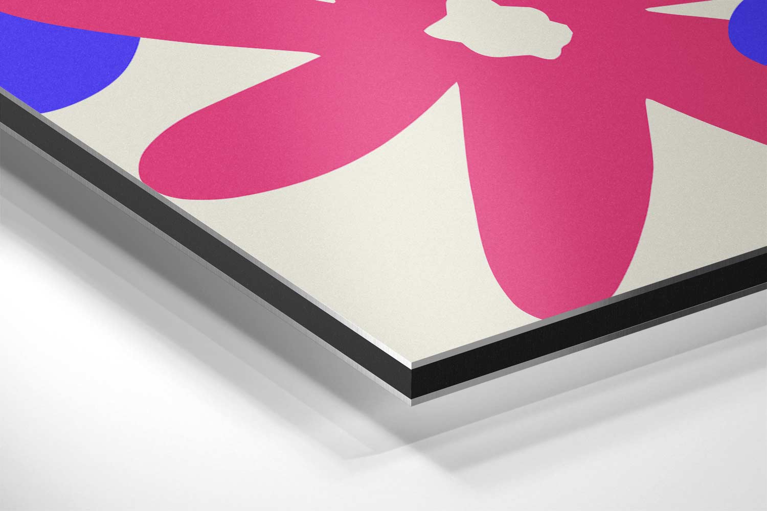 Kleurrijke Bloemenexplosie Kunstwerk-canvas-dibond-plexiglas-wanddecoratie-WallArtistic