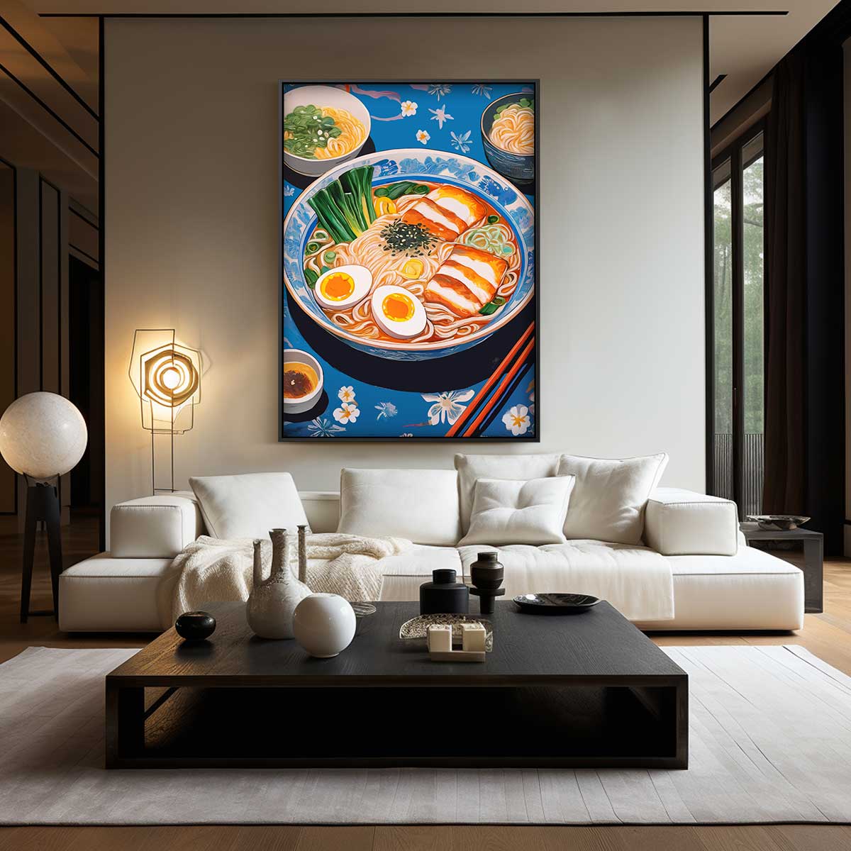 Kleurrijke Ramen Illusie Kunstwerk-canvas-dibond-plexiglas-wanddecoratie-WallArtistic