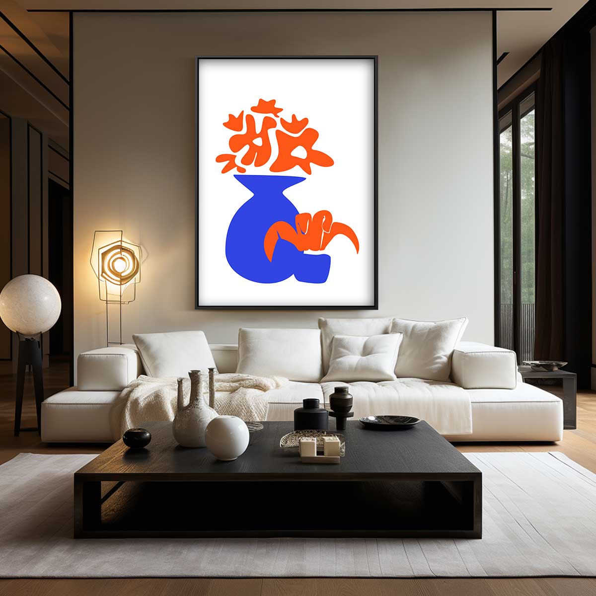 Moderne Bloemenpracht Kunstwerk-canvas-dibond-plexiglas-wanddecoratie-WallArtistic