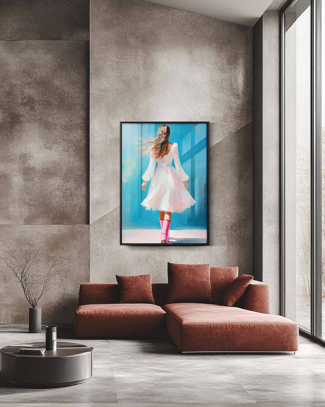 Vrije Wandelaar Kunstwerk-canvas-dibond-plexiglas-wanddecoratie-WallArtistic