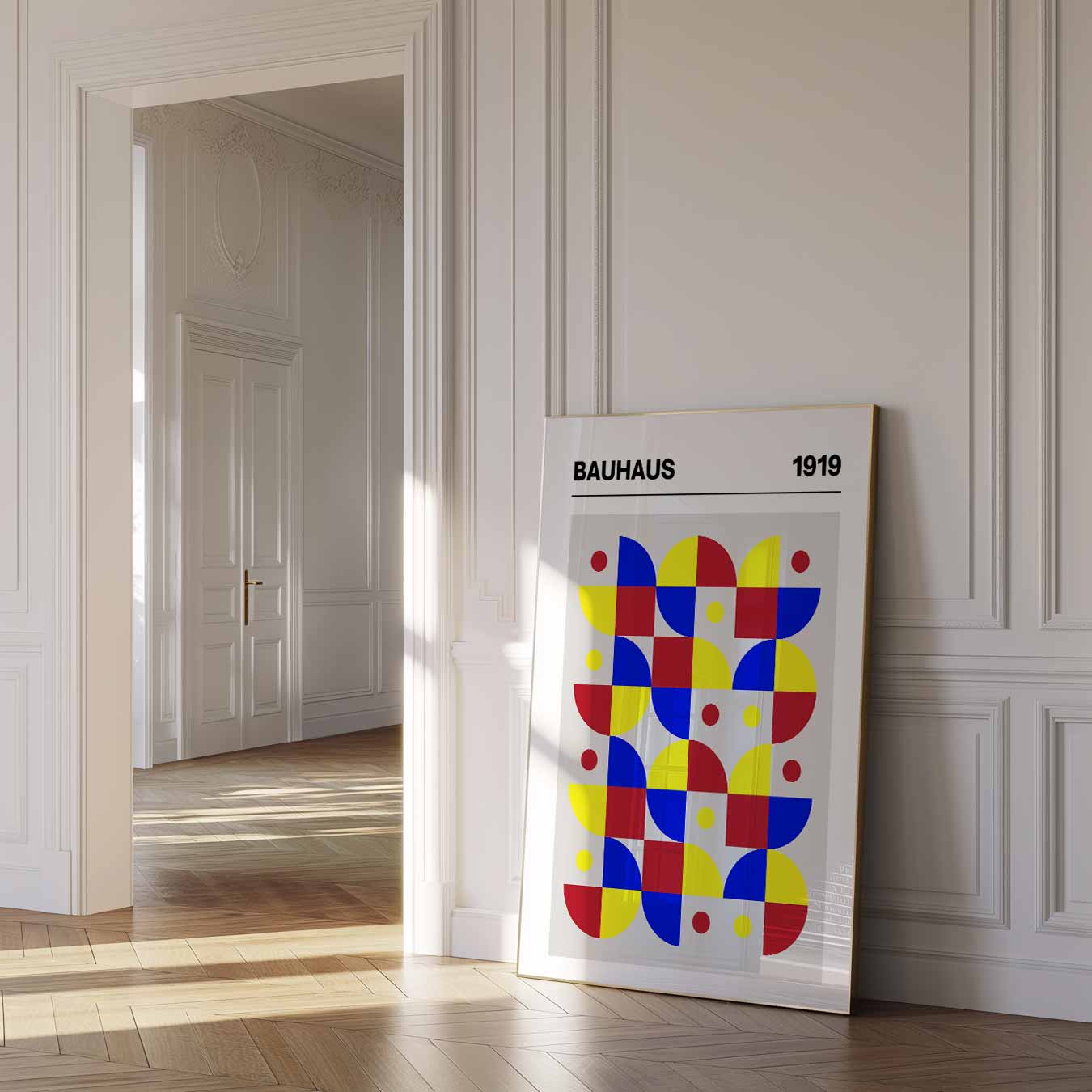 Bauhaus Geometrische Kunstposter