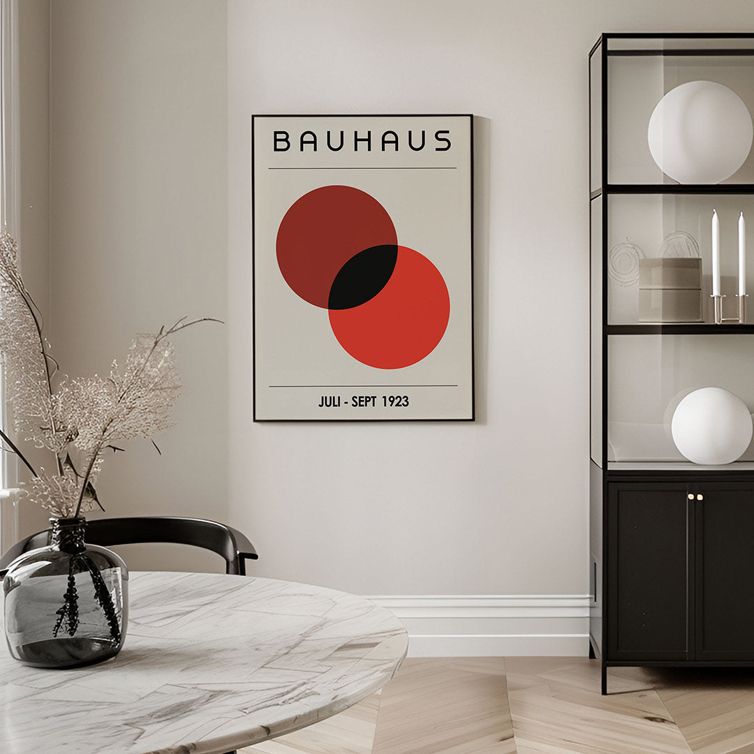 Cirkelvormen en lijnen Poster