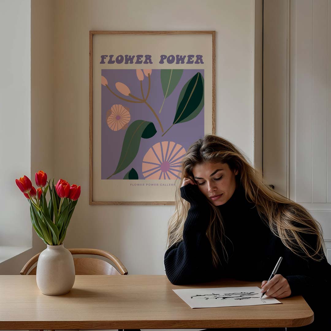 Flower Power Poster-WallArtistic
