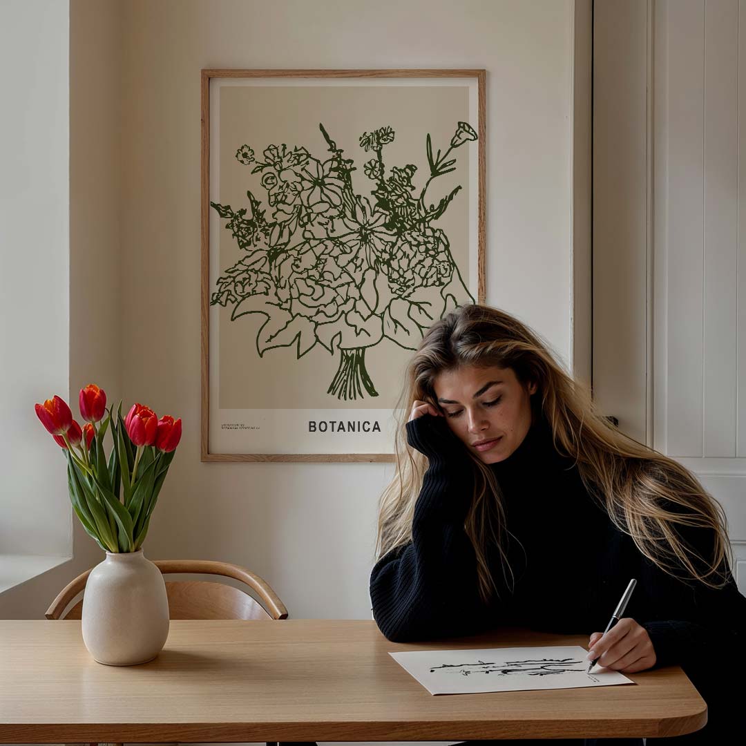 Botanische Kunstposter-WallArtistic