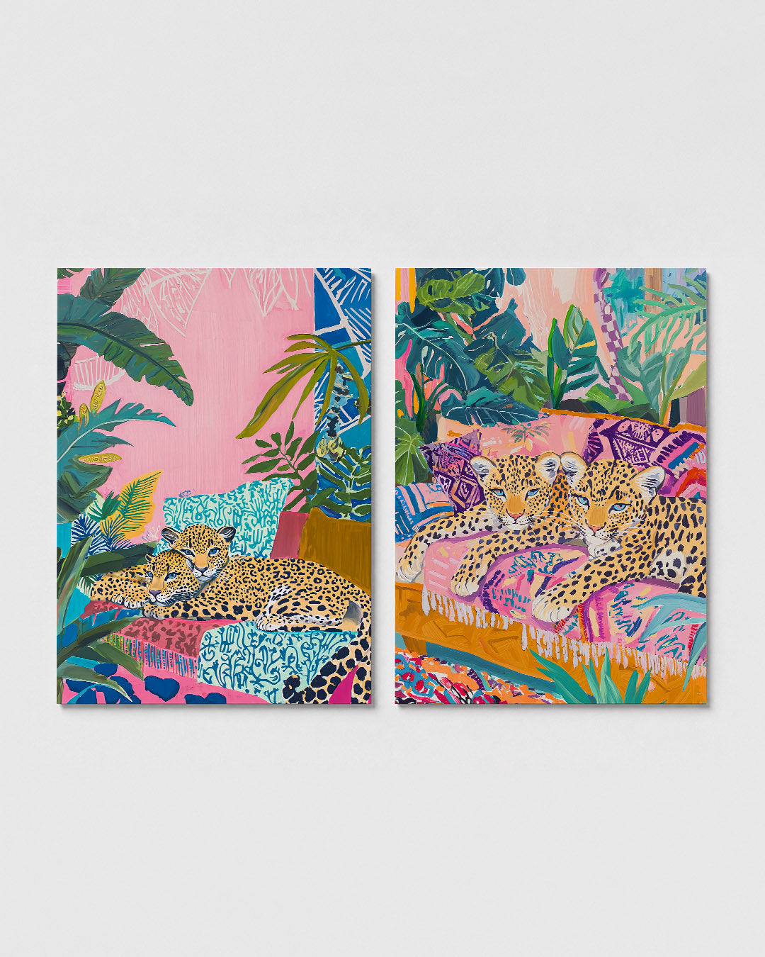 Tropische dierenharmonie Posterset