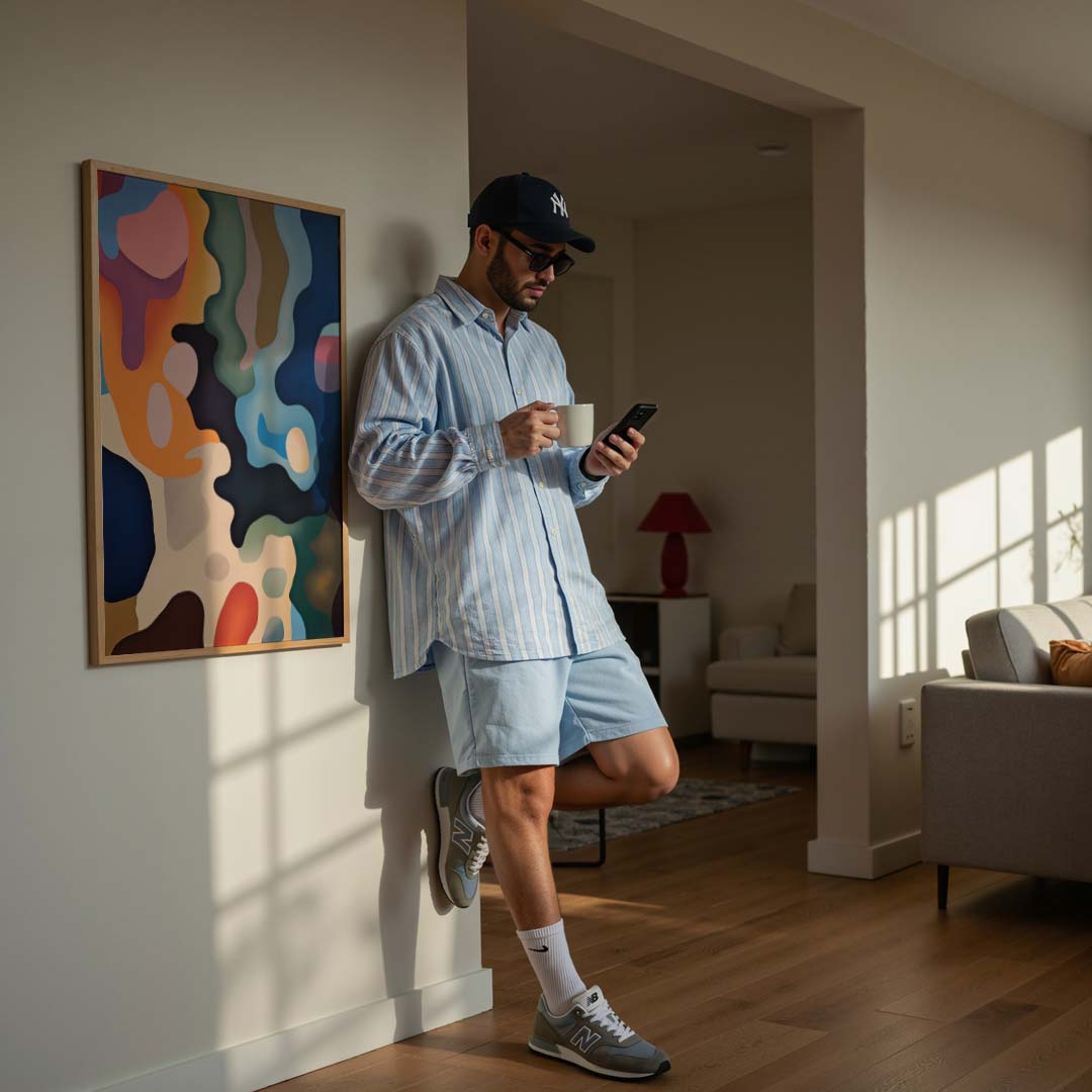 Kleurrijke Abstracte Vormen Poster-WallArtistic