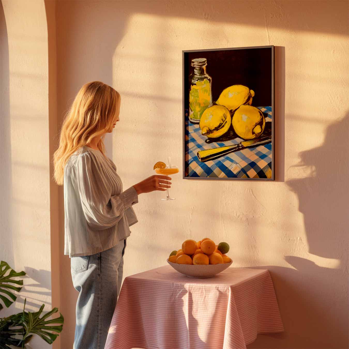 Zonnige Citroen Keukenposter