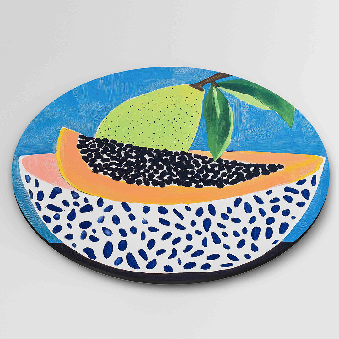 Fruit en patronen Muurcirkel