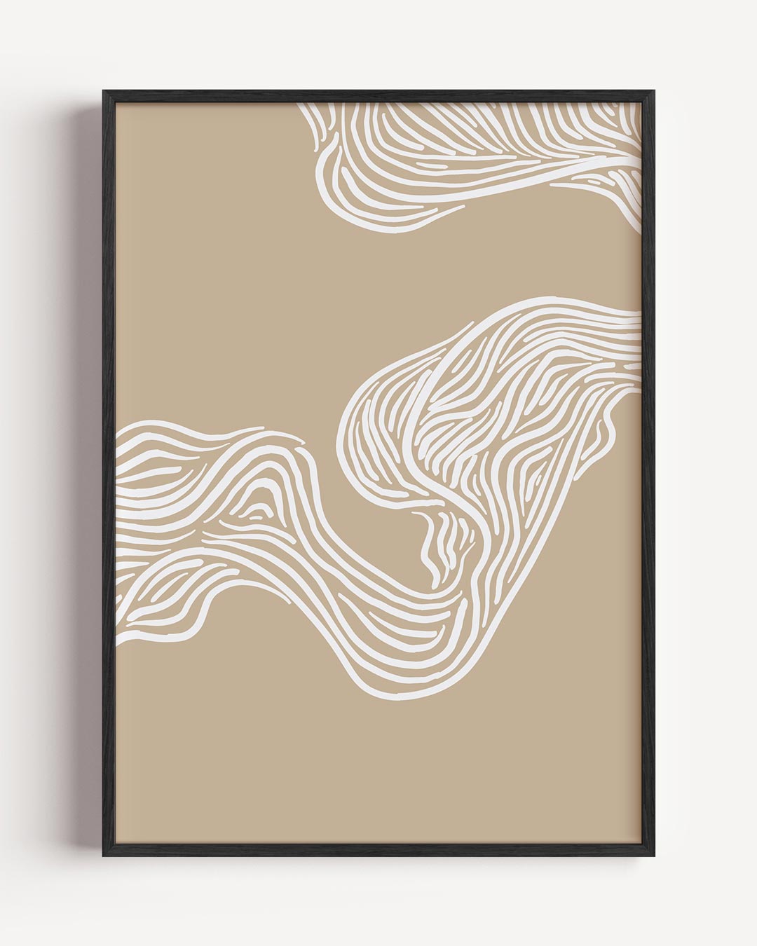 Elegante Lijnwerk Poster-WallArtistic