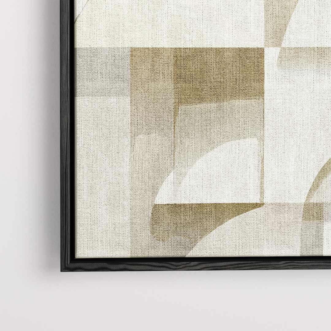 Abstracte Geometrische Compositie Kunstwerk-canvas-dibond-plexiglas-wanddecoratie-WallArtistic