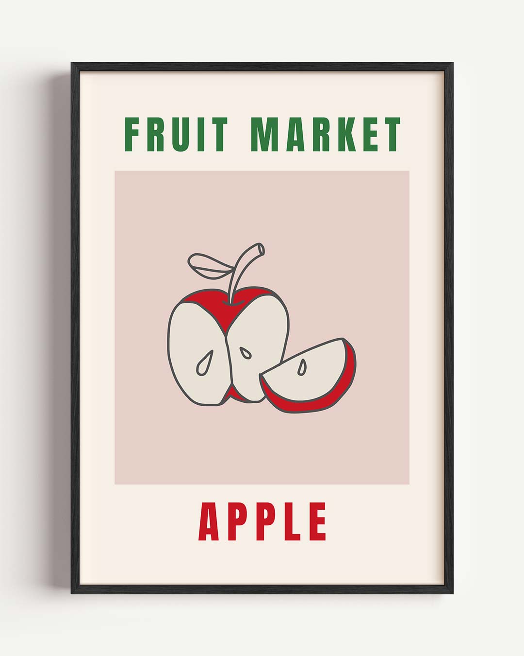 Vintage Fruit Marktplaats Poster-WallArtistic