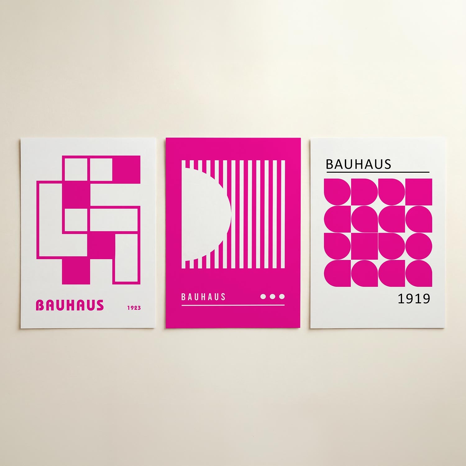 Vormen en vlakken Posterset