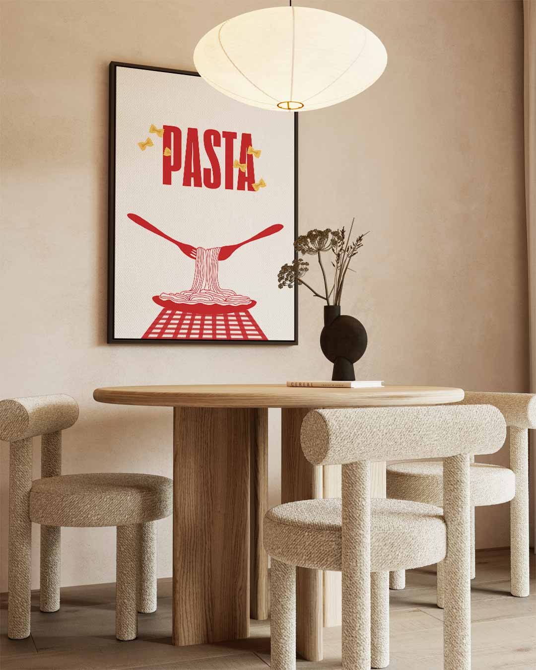 Pasta Liefde Kunstwerk-canvas-dibond-plexiglas-wanddecoratie-WallArtistic