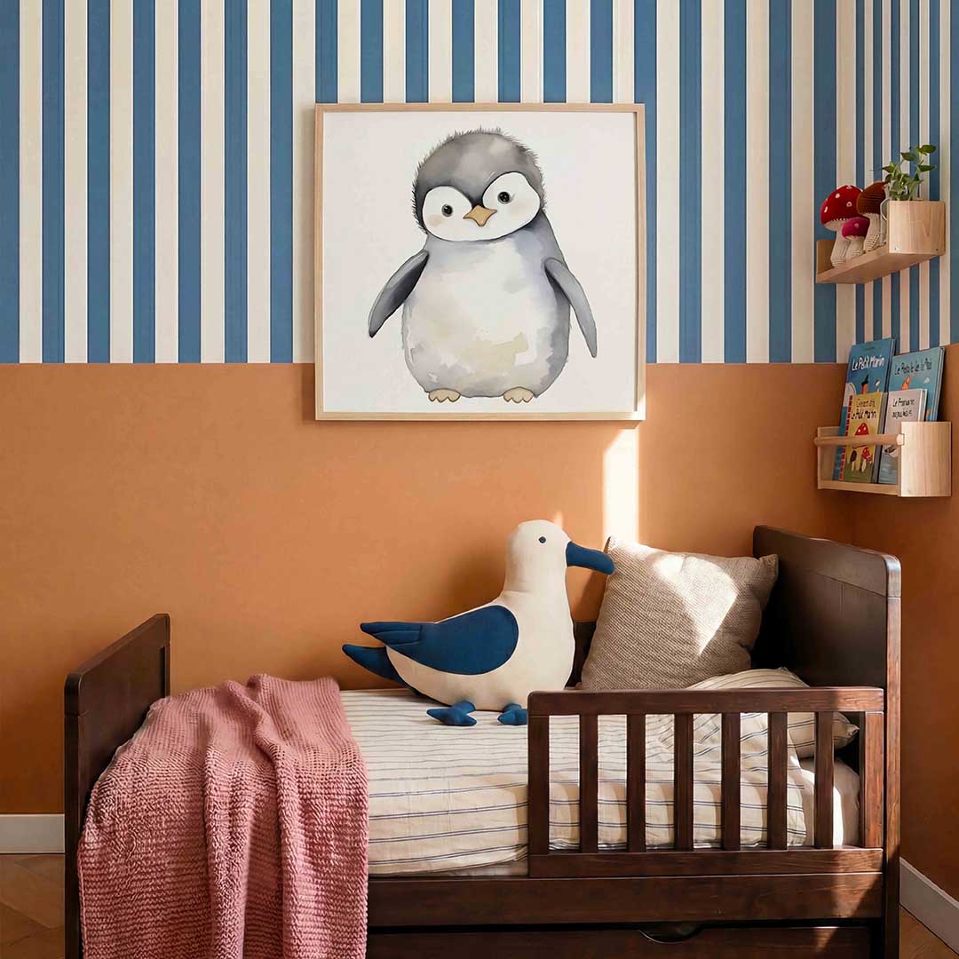 Schattige pinguïn Poster