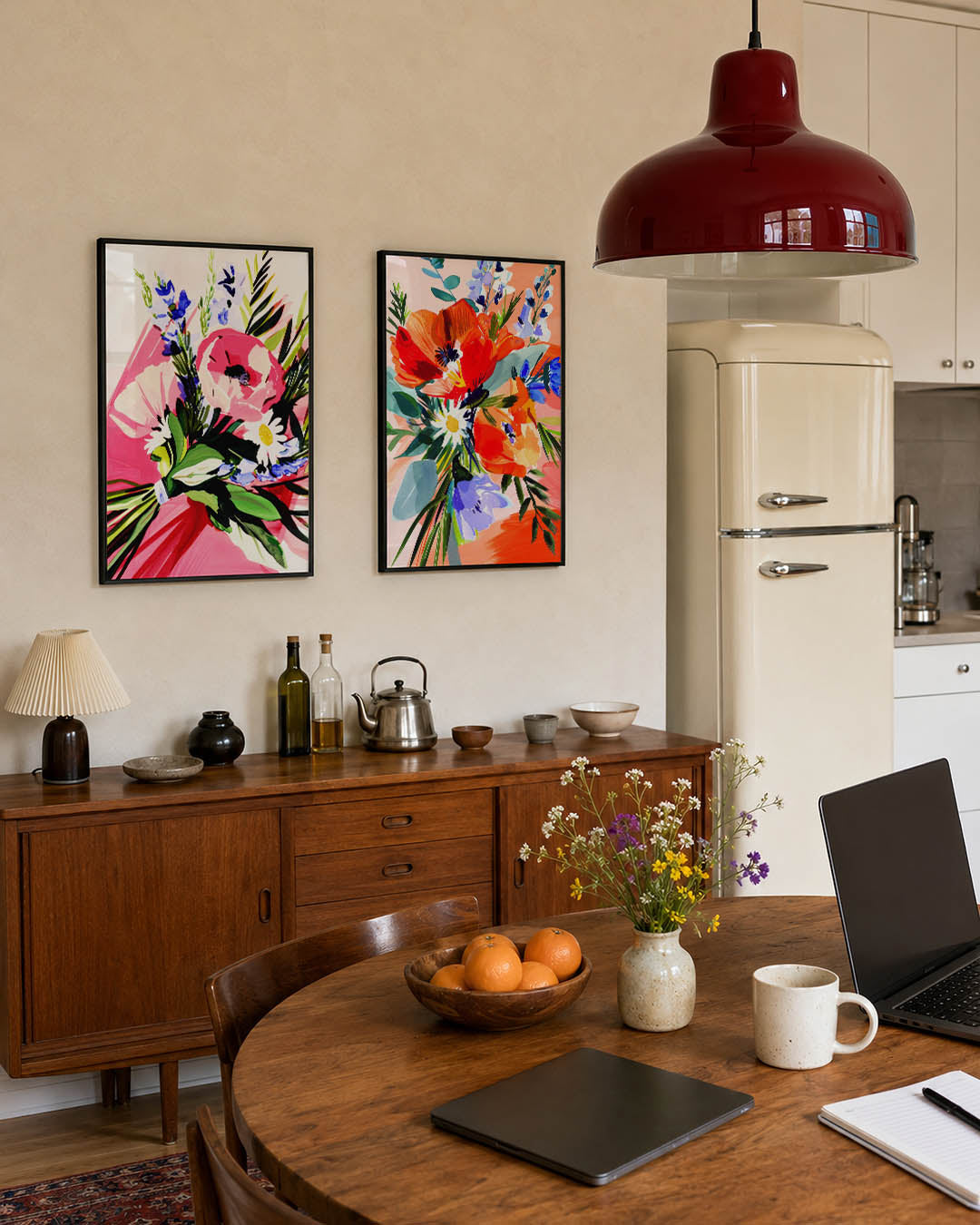 Bloemrijke kleurenpracht Posterset