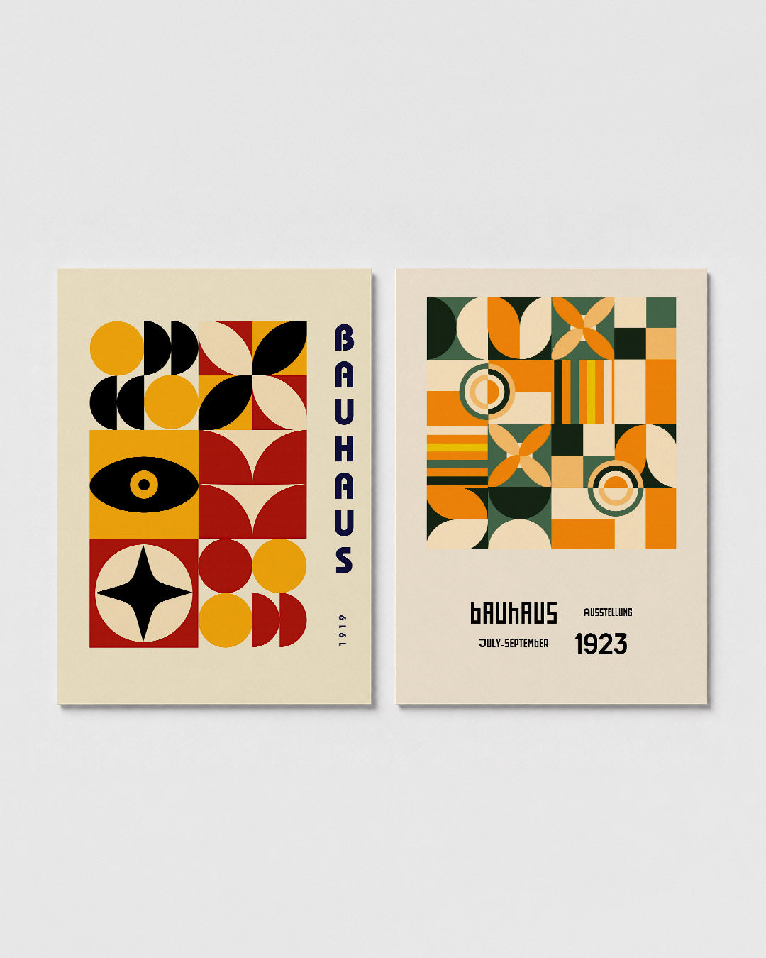 Vormen en vlakkenspel Posterset