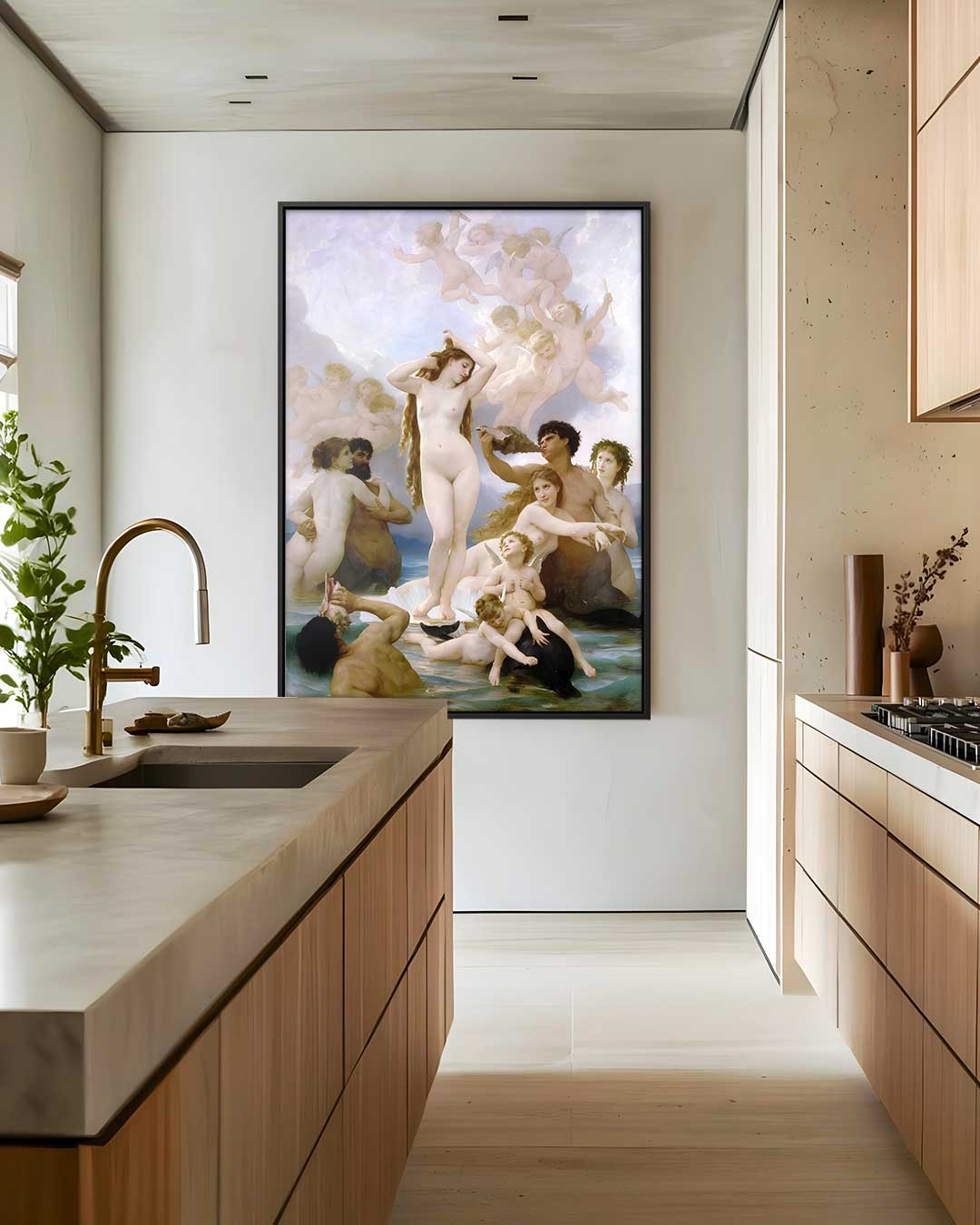 Geboorte van Venus Kunstwerk-canvas-dibond-plexiglas-wanddecoratie-WallArtistic