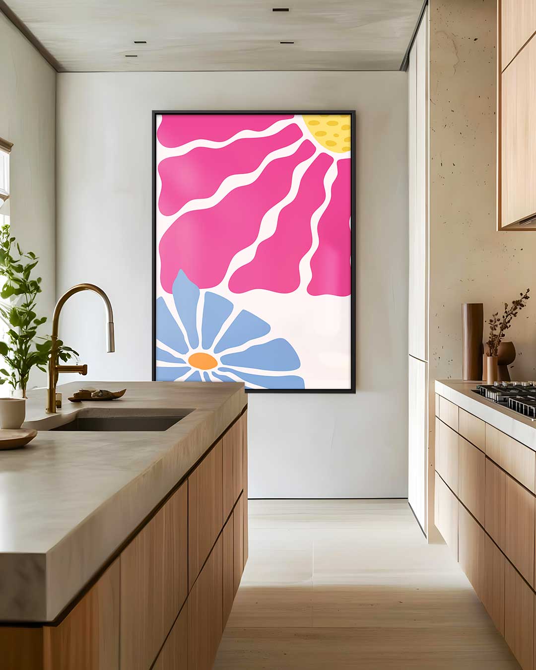 Bloemenpracht in Kleuren Kunstwerk-canvas-dibond-plexiglas-wanddecoratie-WallArtistic